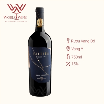 Rượu vang Ý Elettra Primitivo Negroamaro 15%